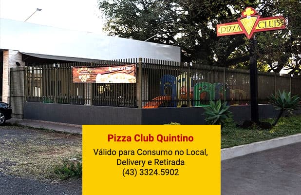 Pizza Club: 29 Sabores de Pizza 8 ou 12 Fatias Válido para Delivery, Retirada e Consumo no Local. Peça de Terça a Domingo!