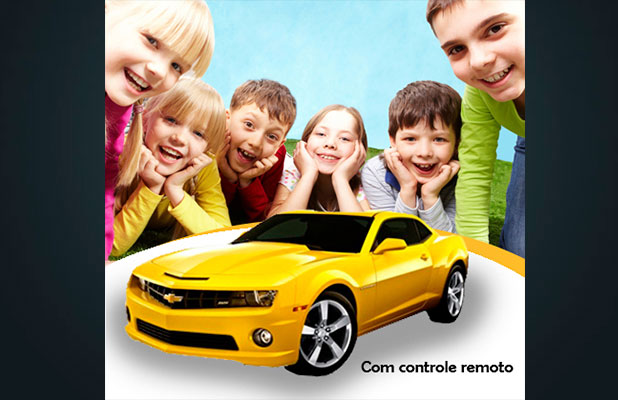 Carro Carrinho De Controle Remoto Camaro 7 Funçoes Rapido